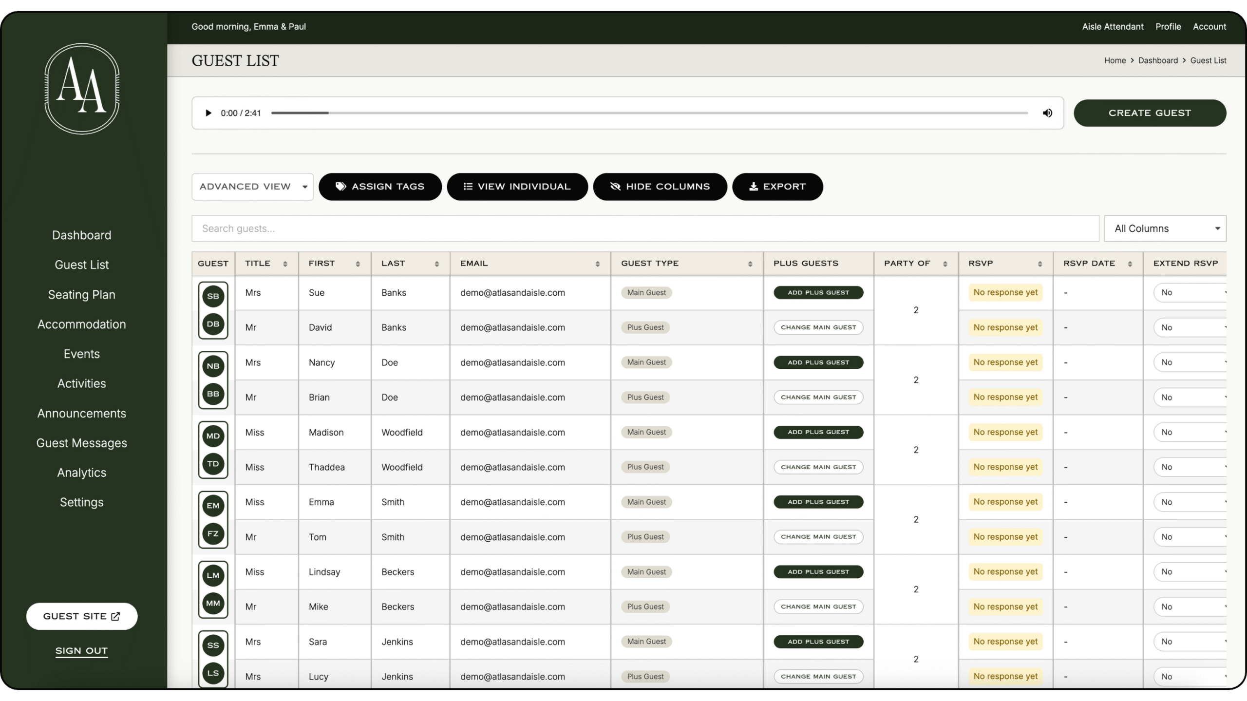 Atlas & Aisle - Unified Platform Interface