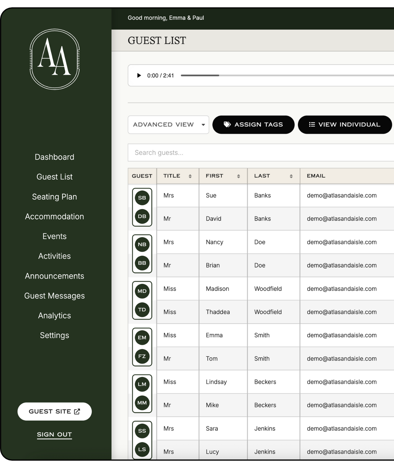 Atlas & Aisle - Unified Platform Interface Mobile